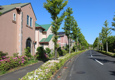 季美の森の住宅街