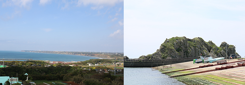 屛風ヶ浦と千騎ヶ岩