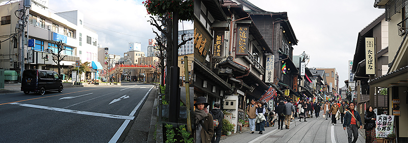 電車道と参道