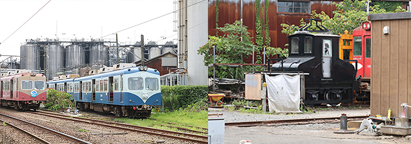 ヤマサ醤油と電気機関車