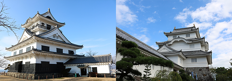 館山城と大多喜城